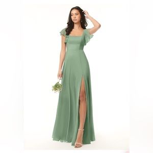 Azazie Green Dress, Size 6, New with tags